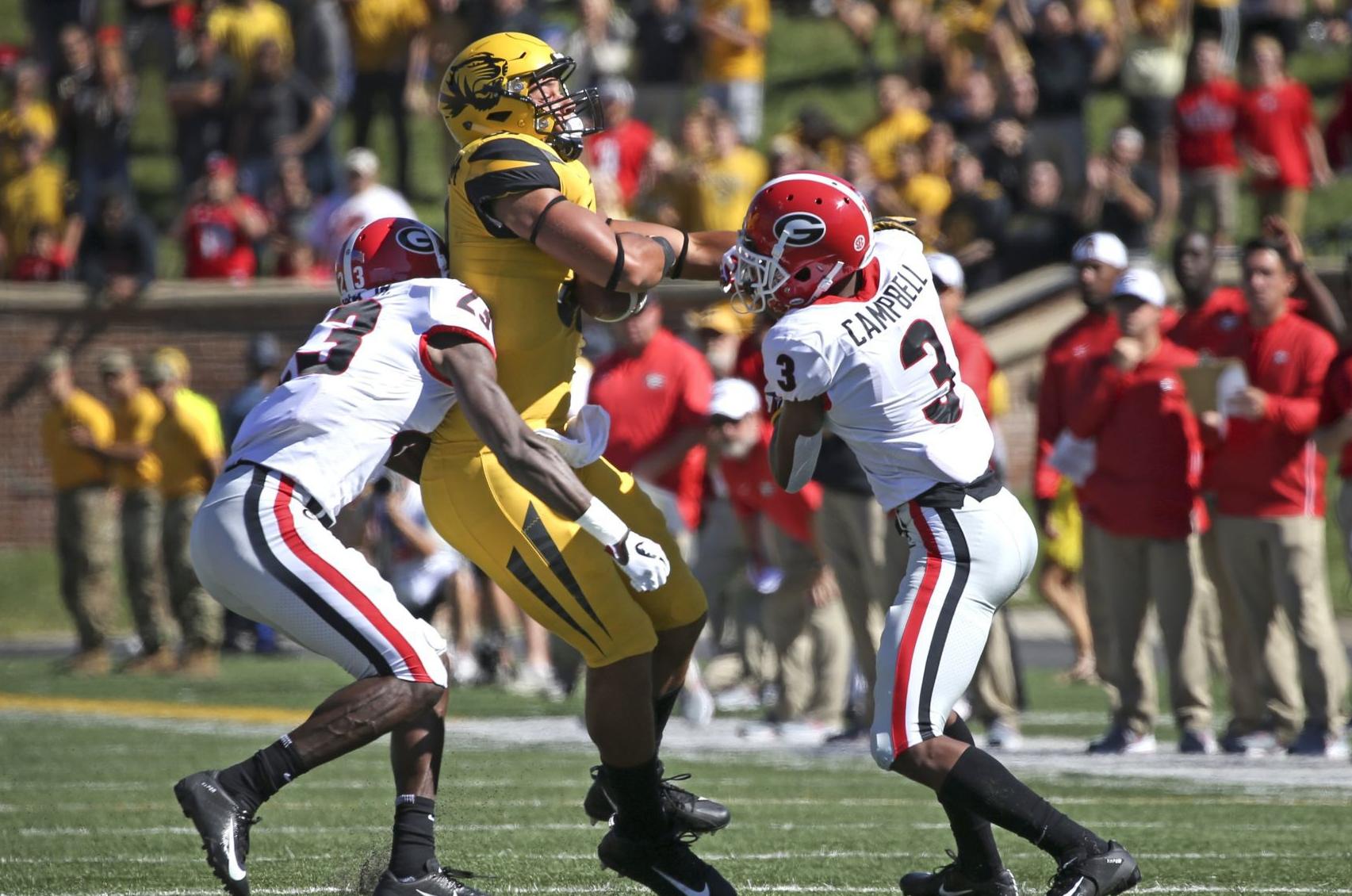 Missouri loses to No. 2 Georgia 43-29